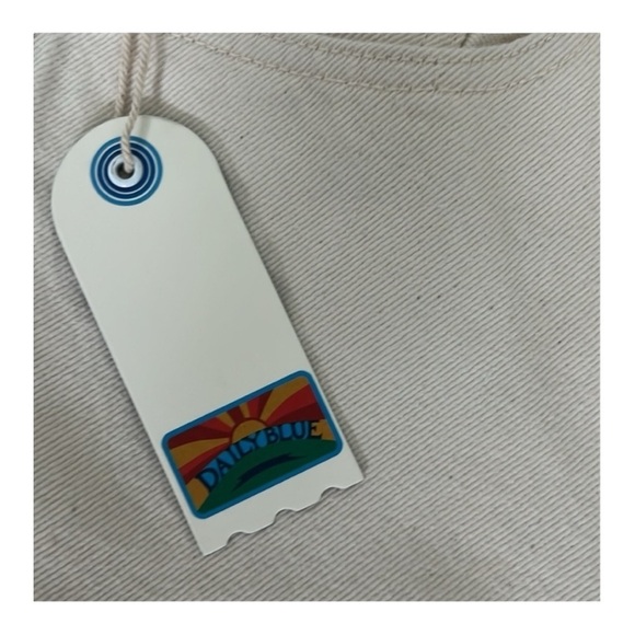 Daily Denim Hype by AG Jeans in Bone ButtonFly Classic Crop Jean Bull Denim 24 - Picture 14 of 15